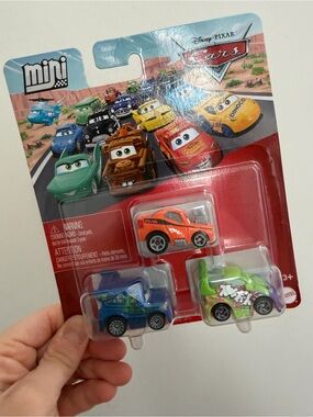Disney Pixar Cars Mini Racers - 3 Pack